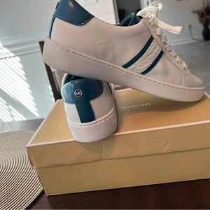 Michael Kors Women Irving Stripe Leather Sneakers
